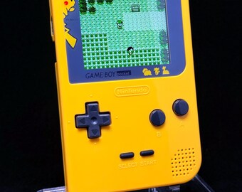 Game Boy Pocket Pokemon Pikachu IPS Screen - Original High Quality