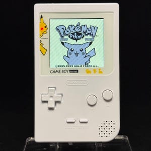 Gameboy Pocket White with IPS Screen - New Capacitors & Quallity buttons