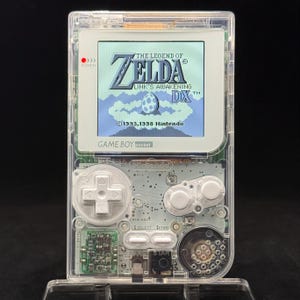 Gameboy Pocket with Crystal Shell - IPS Screen - Battery Enhanced - Bespoke Buttons - Premium Quality Build