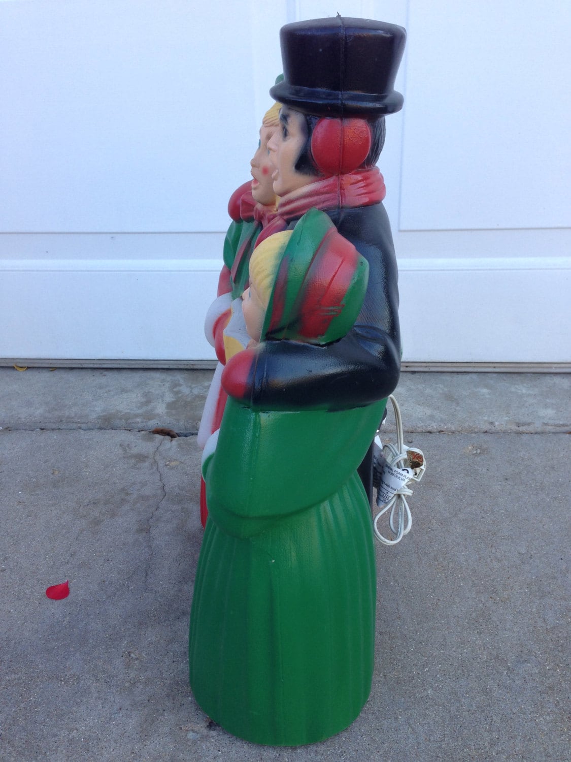 Vintage Blow Mold Christmas Carolers Christmas Lawn Decor Etsy