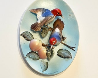 Napco Ceramic Bird Wall Hanging Decor