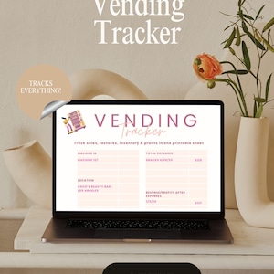 Vending Machine Tracker | Digital PDF | Includes Master Resell Rights