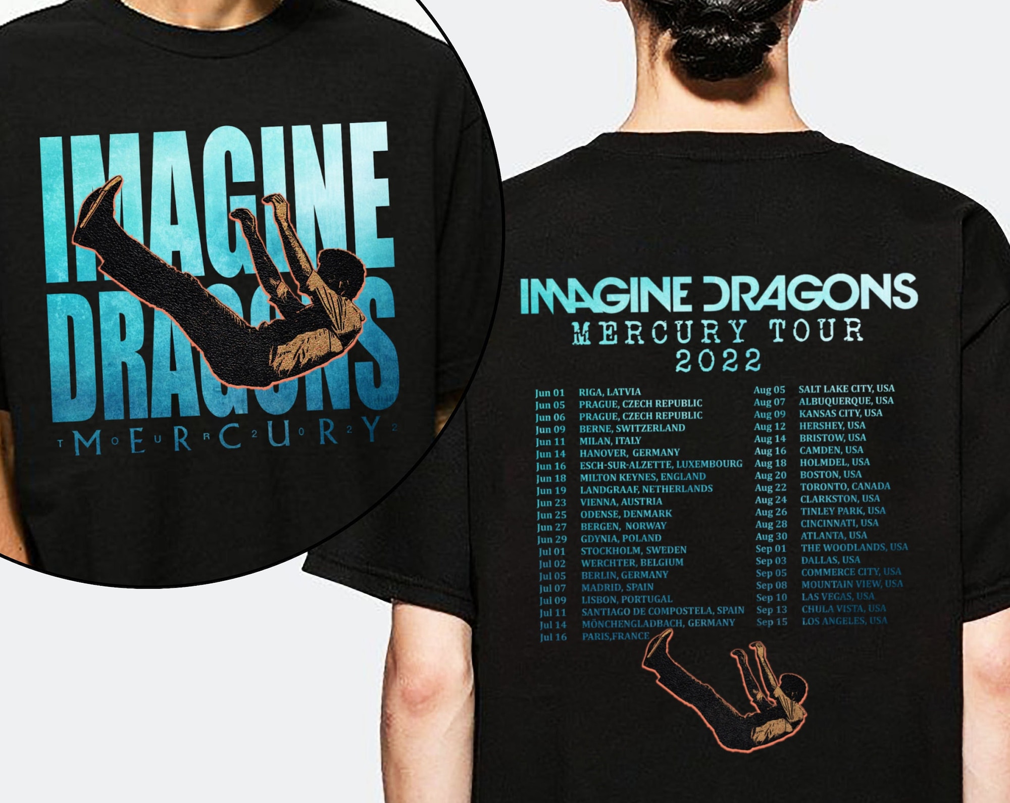 Discover Imagine Dragons Mercury Tour 2022 T-Shirt