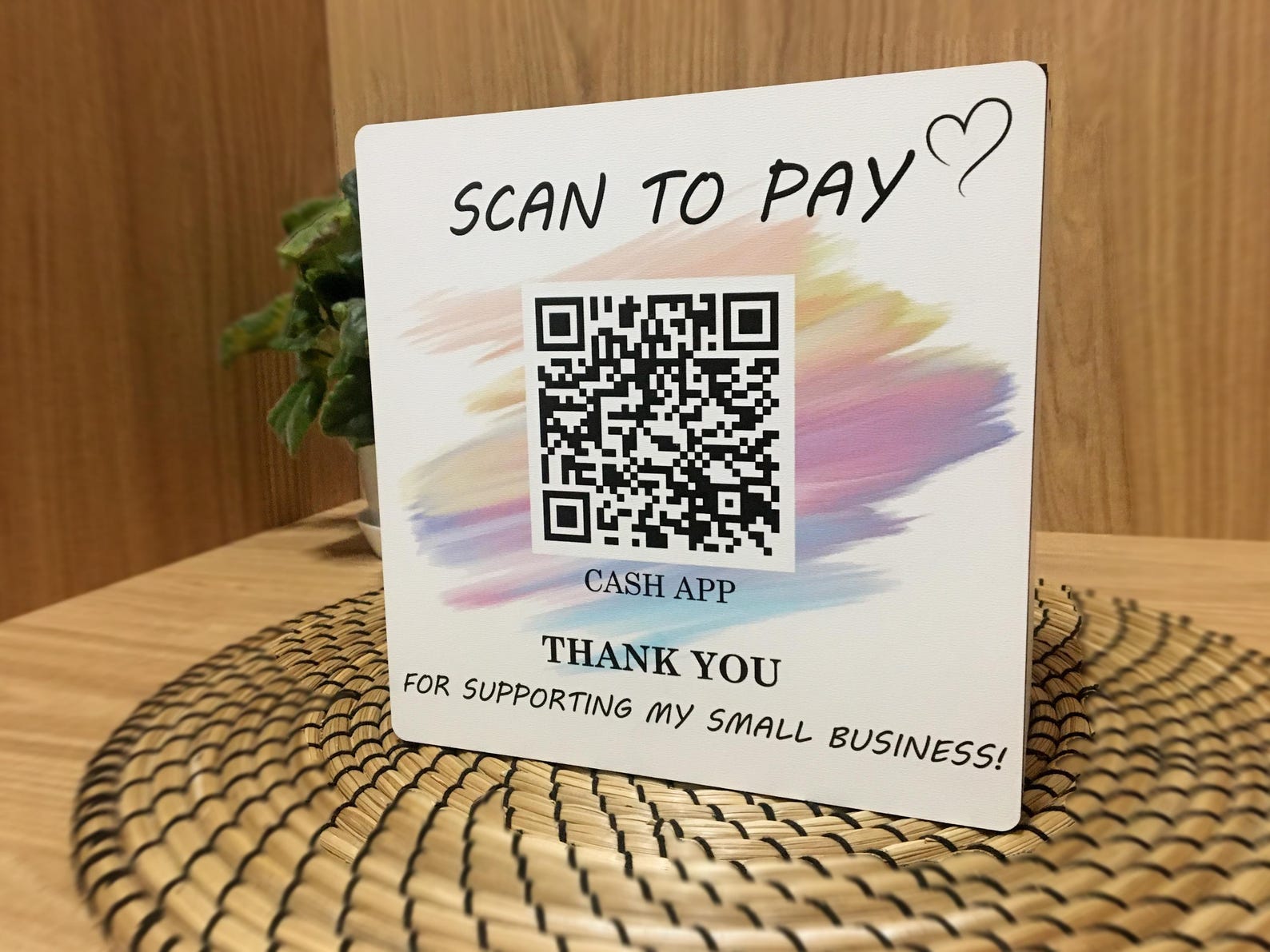 Custom QR Code Tip Jar: Portable Donation Box for Artists - Etsy