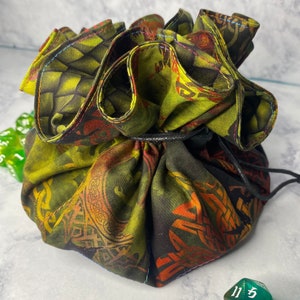 Divided Pouch Perfect for Dice or Jewelry