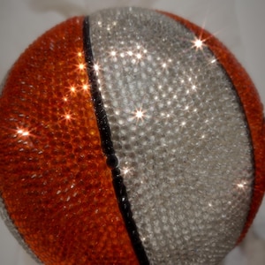 Personalized Rhinestone Basketball: Custom Team Colors - Etsy