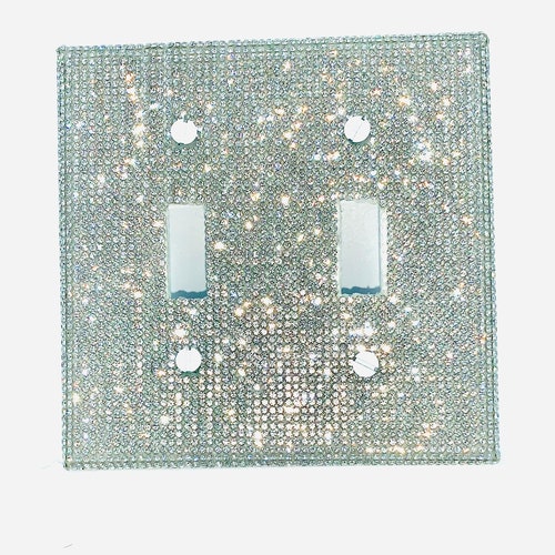 High Quality Rhinestone Sticker Switch Plate Cover Free Etsy