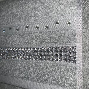 Rhinestone Embellished Towel: Sparkly Bath & Hand Towel