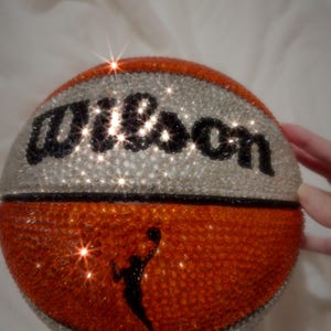 Personalized Rhinestone Basketball: Custom Team Colors - Etsy
