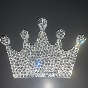 5 inch Crown with rhinestones shelf sitting tiered tray decor free shipping bling sparkle
