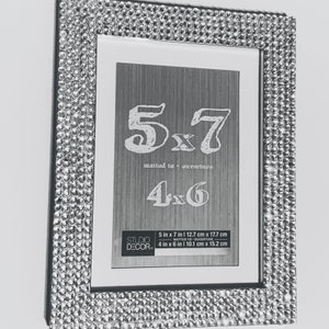 Sparkly Rhinestone Picture Frame: Bling Decor