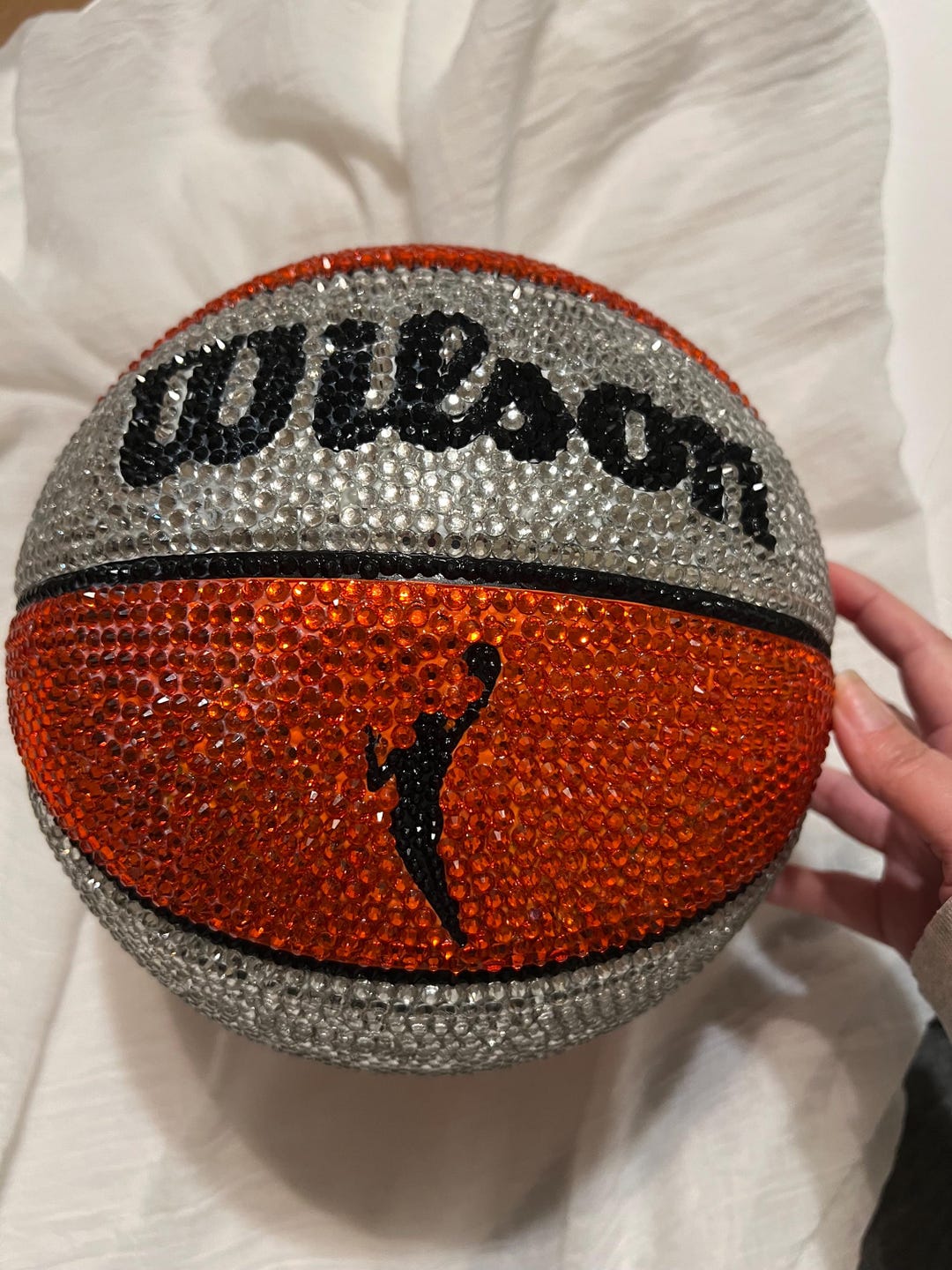 Personalized Rhinestone Basketball: Custom Team Colors - Etsy