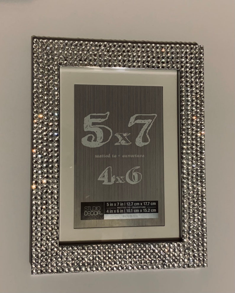 Rhinestone Picture Frame Free Shipping Etsy