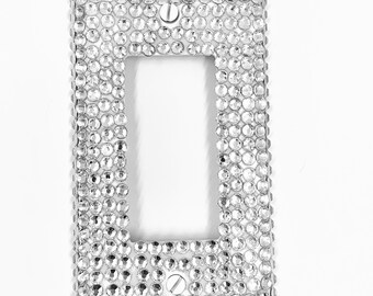 Rhinestone embellished bling Switch Plate Cover free shipping