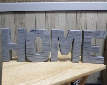 HOME Rustic Letters