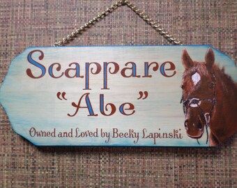 Horse Plaque