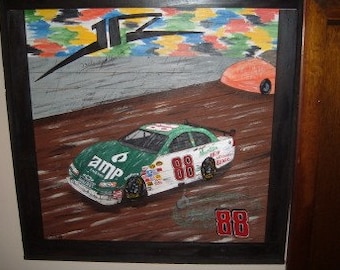 NASCAR Custom cars wood picture