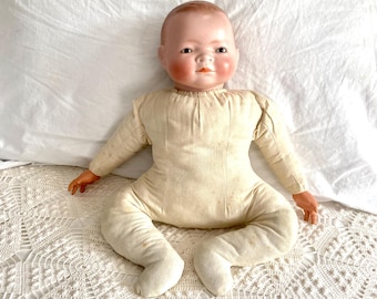 Antique Grace Putnam Bye-Lo Bisque Doll, Made in Germany, 1930s, Hands Need Replacing