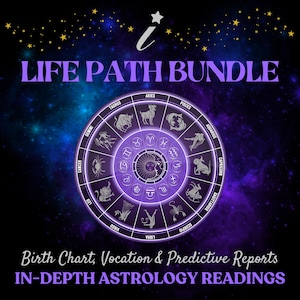 Pacchetto astrologico personalizzato per il percorso di vita / Tema natale, rapporto sulla vocazione, previsioni per 1 anno / Scoperta di sé e intuizione sulla carriera / Lettura dettagliata