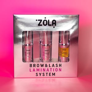 ZOLA, BROW&LASH Lamination System 3 X 10 ml
