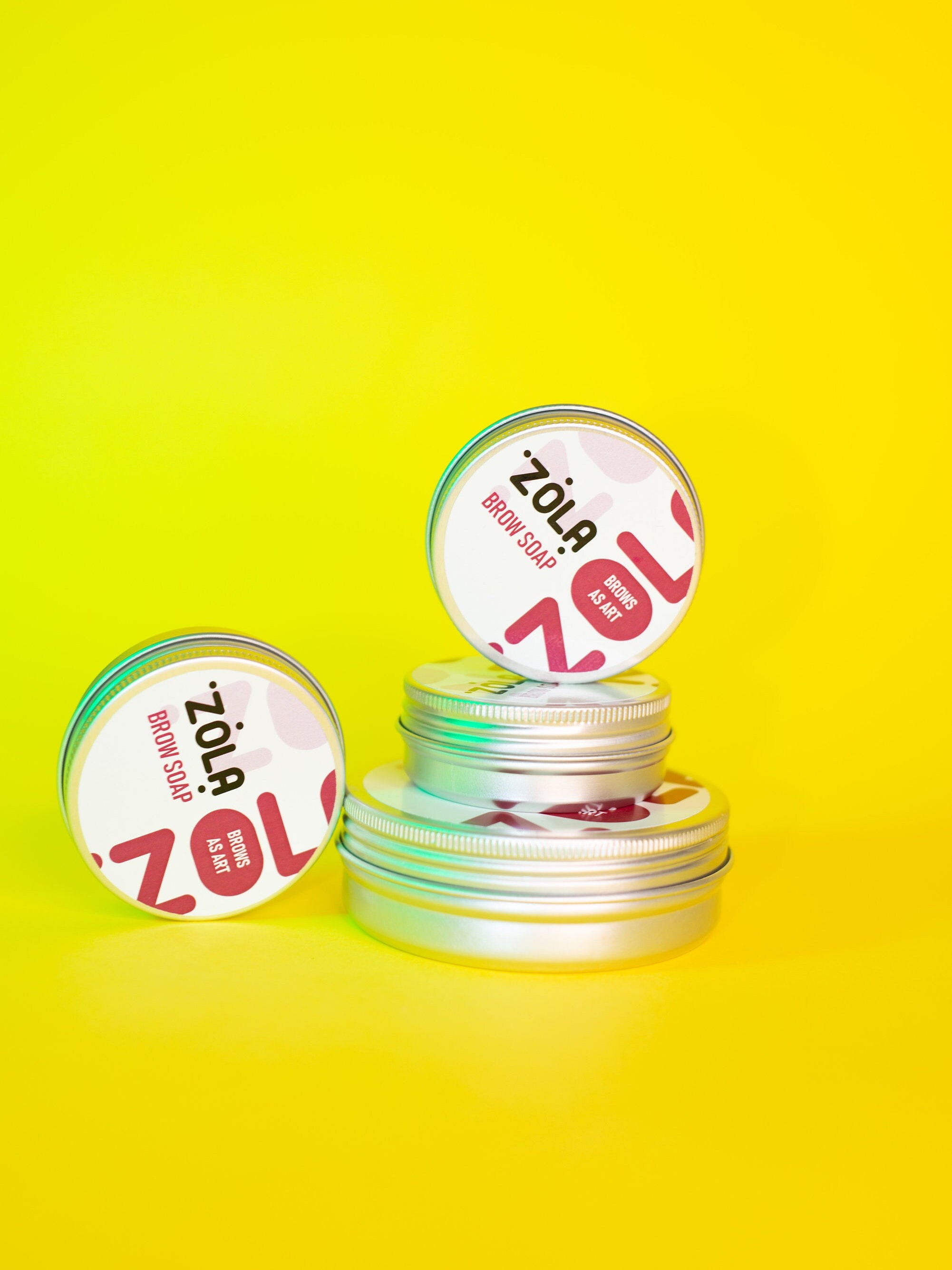 ZOLA, fixeerzeep voor wenkbrauwen 25 en 50 g
