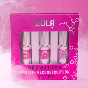 ZOLA, Lamination Set BROW&LASH Protein Reconstruction System 3 x 10 ml