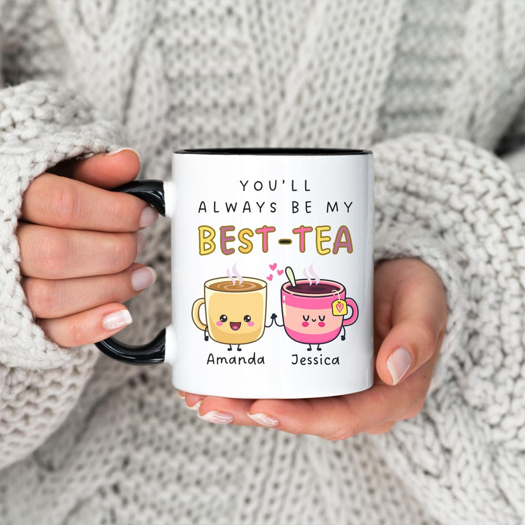 Personalized Bestie Mug, Best Tea Mug, Best Friend Coffee Mug ...