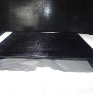 Vintage Japanese Black Lacquer Display Stand Kadai Bonsai Pedestal Flower Table Plain Urushi Minimalist Wabi Sabi Japandi Decor Authenticate