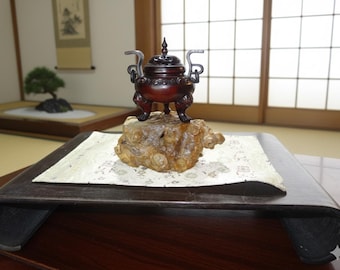 青銅の香炉 日本製青銅香炉 - 香炉 - 高岡銅器 - Etsy 日本