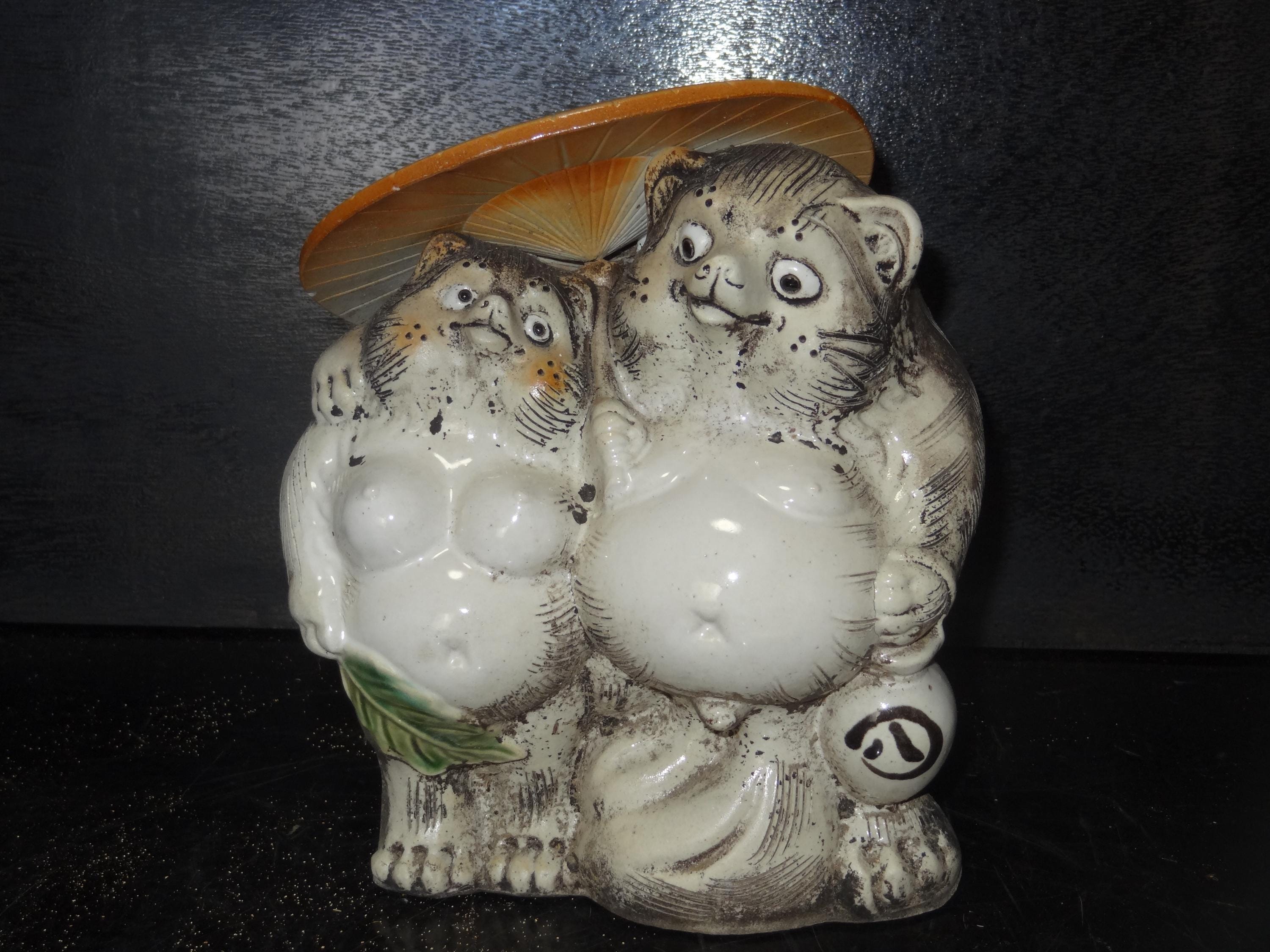 Tanuki shigaraki ware - Etsy 日本