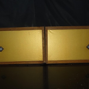 Vintage Japanese Shoji Sliding Doors Set of 2, Small Fumiko Wood Grid Panels, Japandi Wall Art Decor, Wabi Sabi Room Divider, Made in Japan
