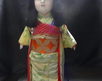 Vintage Japanese Ichimatsu Doll - Kimono Doll - Etsy