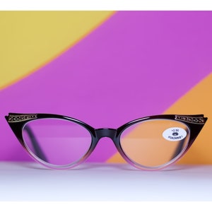 Retro Brown Cat Eye Reading Glasses | Vintage 1950s Inspired