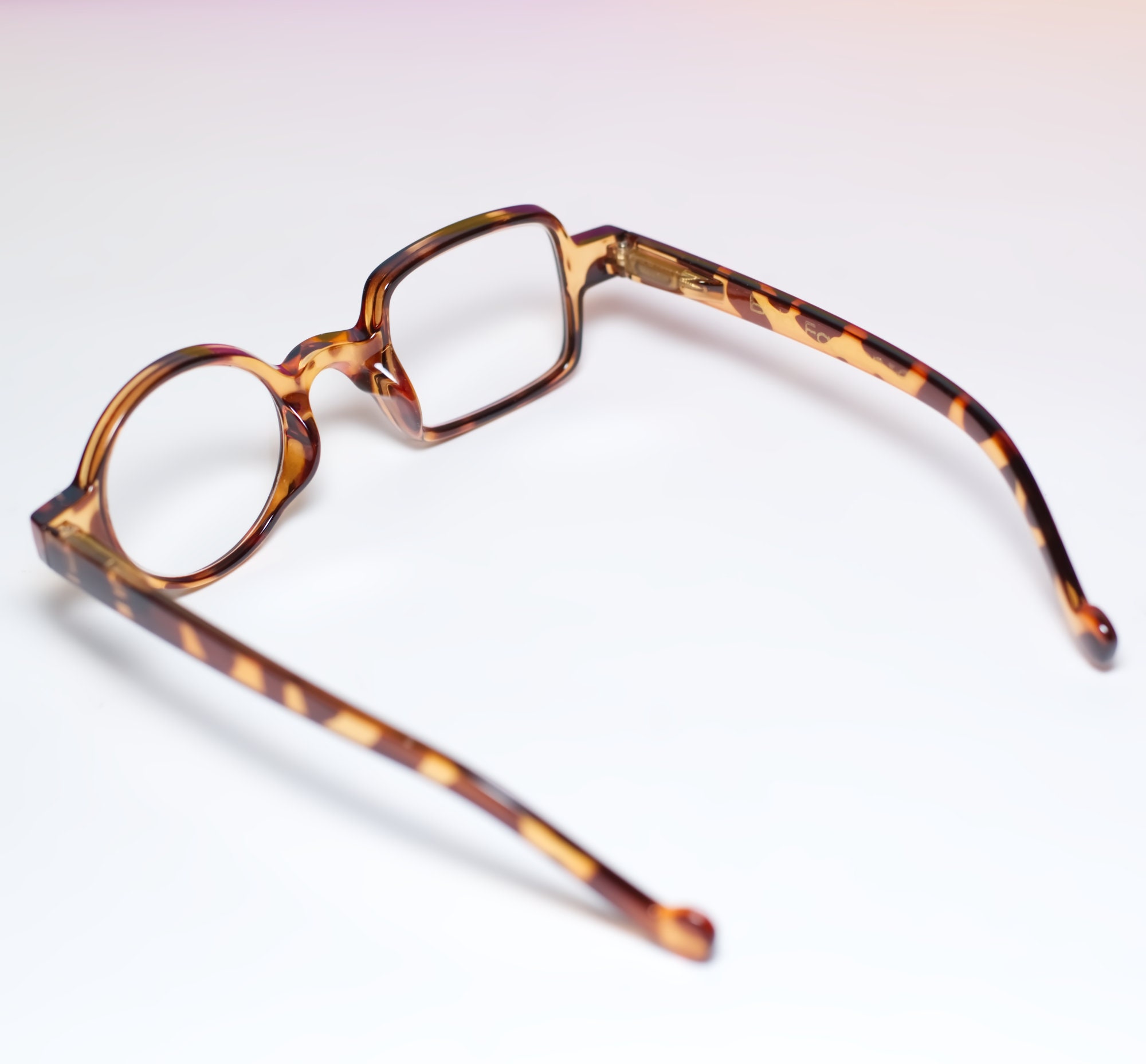 Retro Brown Quirky Reading Glasses | the Indecision - Etsy