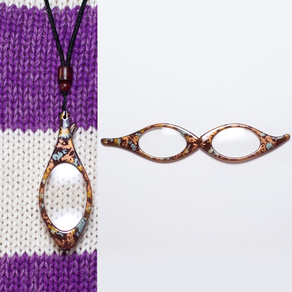 Retro Cat Eye Folding Reading Glasses | Reading Glasses Necklace