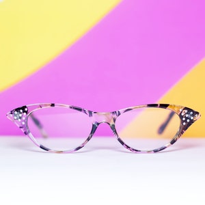 Retro Cat Eye Reading Glasses | Green Botanica