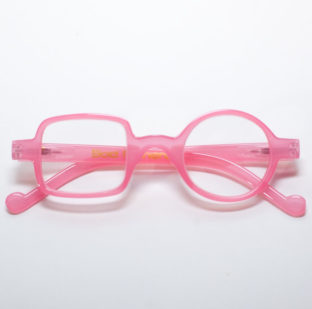 Retro Pink Quirky Reading Glasses | the Indecision - Etsy