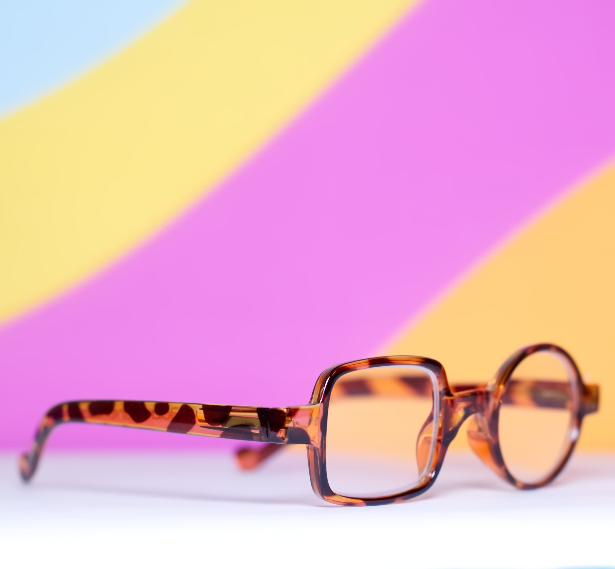 Retro Brown Quirky Reading Glasses | the Indecision - Etsy