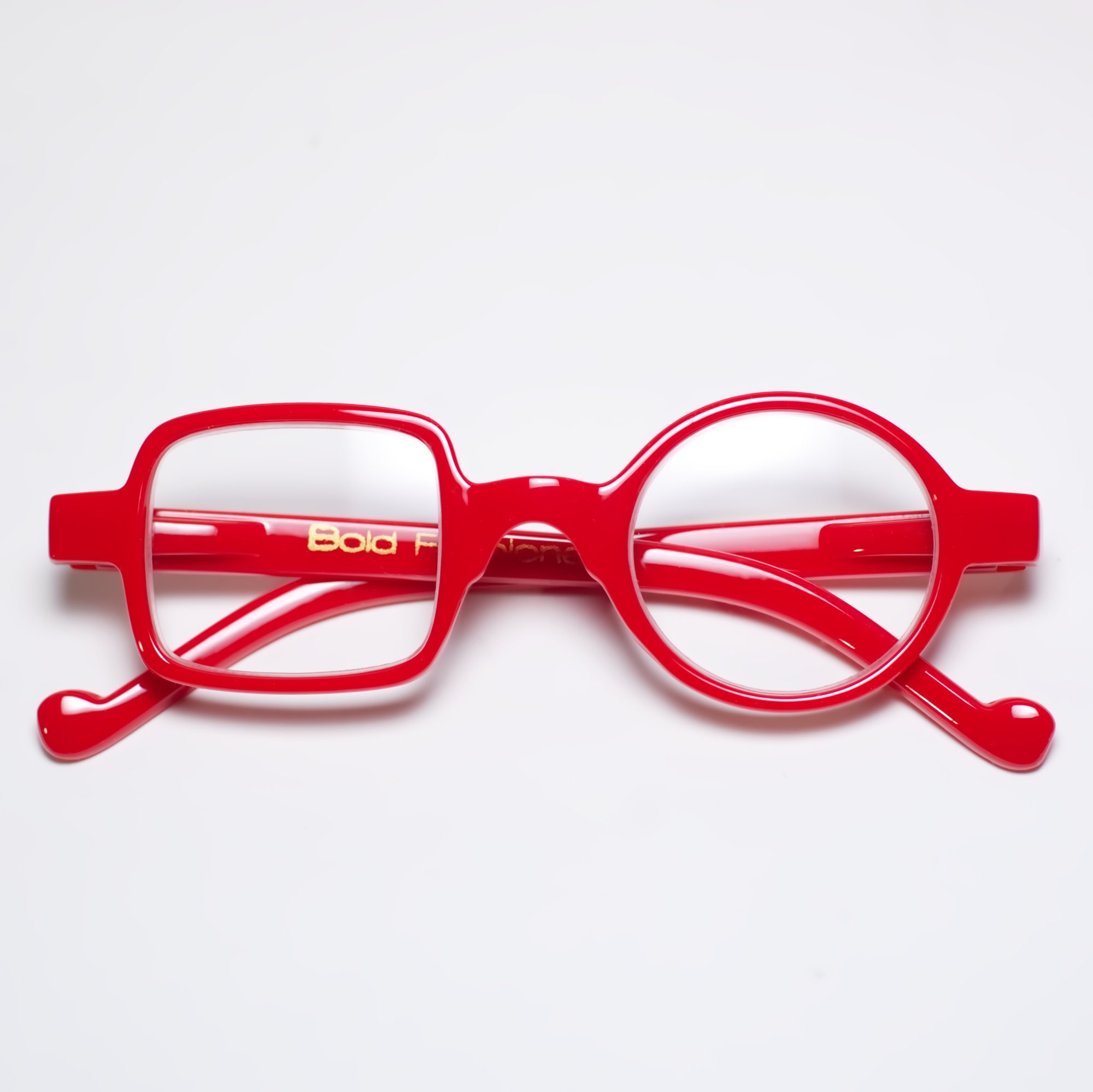Retro Red Quirky Reading Glasses the Indecision - Etsy