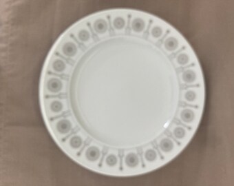 Vintage Rosenthal Studio Line Tapio Wirkkala Continental Grey Suns Dinner Plate