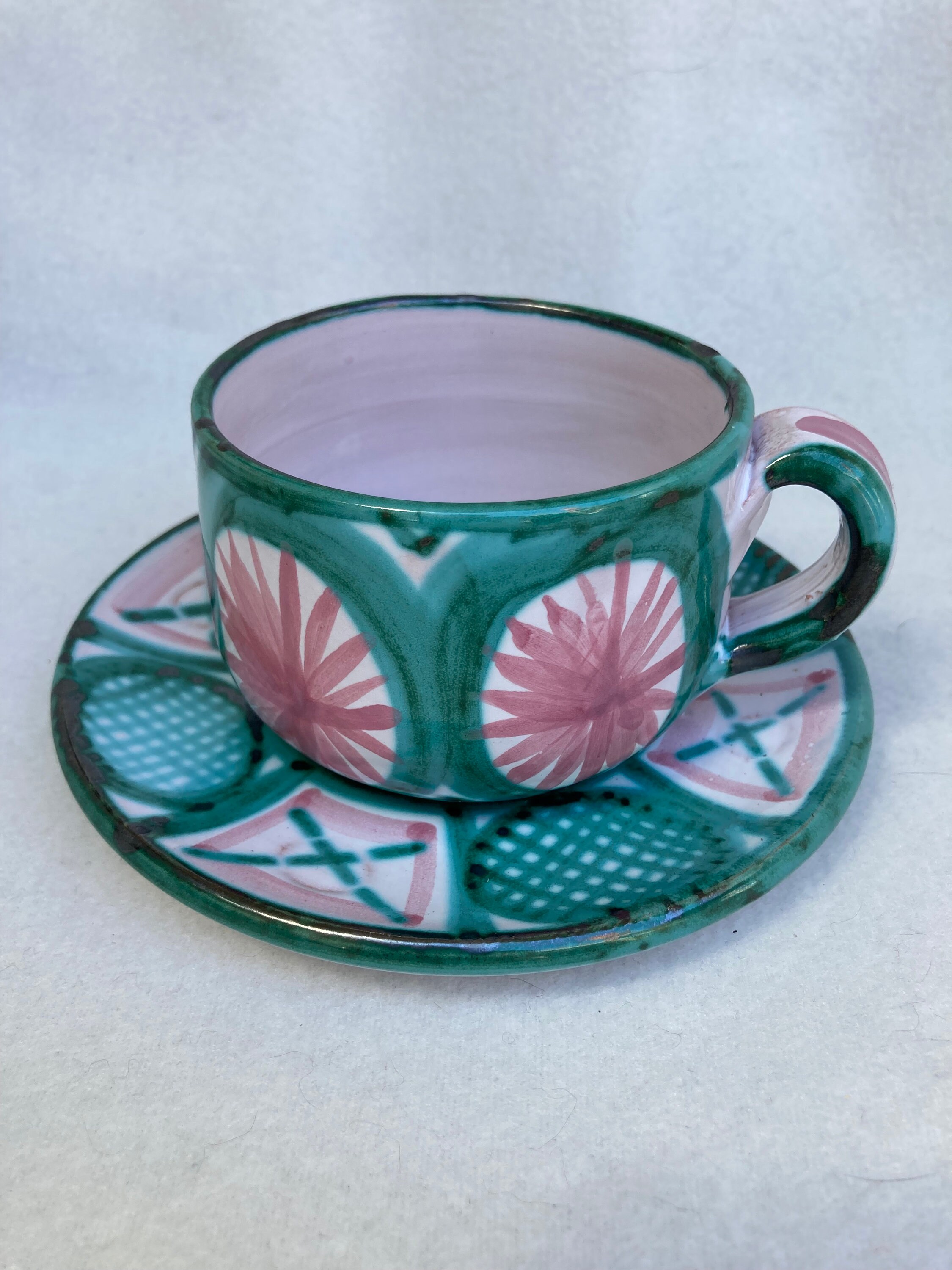 Mid Century Robert Picaud Laroue Vallauris French Art Pottery Tea