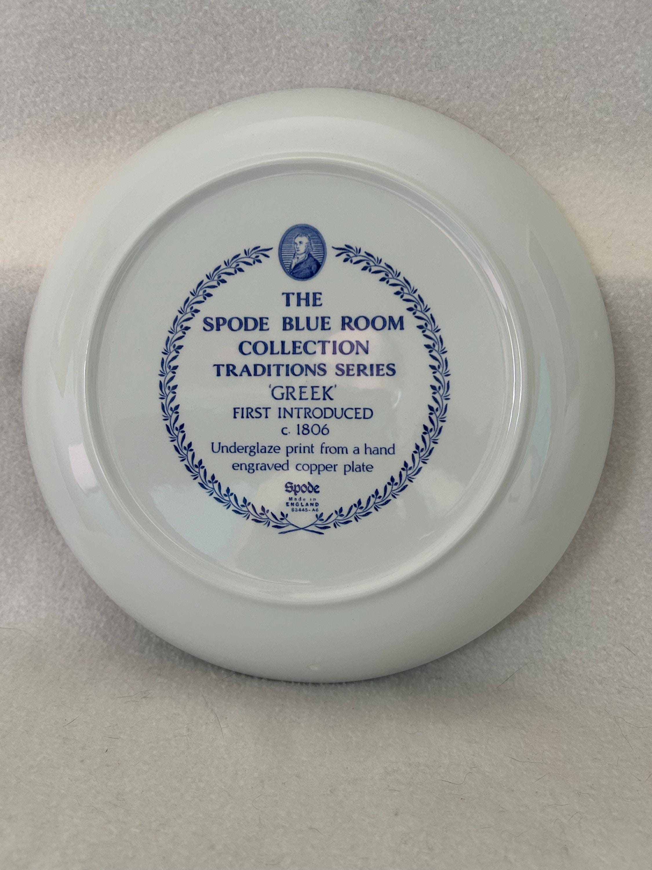 Vintage Spode Blue Room Collection Traditions Greek Porcelain