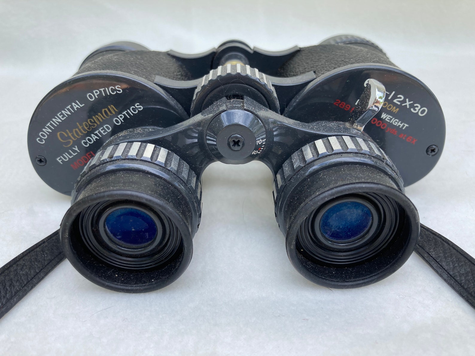 Vintage Continental Optics Statesman 6x12x30 Binoculars Etsy