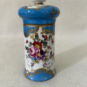 Antique Hand Painted Sevres France French Porcelain Lidded Jar