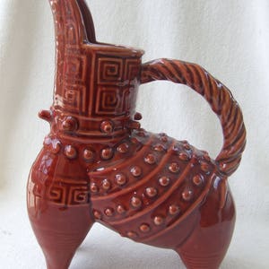 Vintage Bittosi? Italian Art Pottery Ewer Pitcher