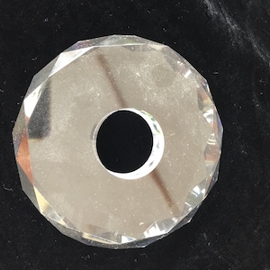 Vintage Mid Century Italian Murano Art Glass Chandelier Lamp Lighting Spacer Replacement Part