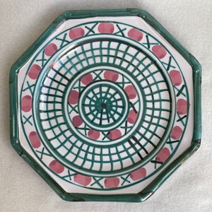 Mid Century Robert Picaud LaRoue Vallauris French Art Pottery Plate