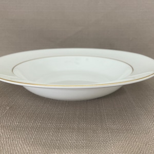 Vintage Wedgwood Bone China Signet Gold Cream Soup Bowl
