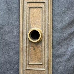 Antique French Bronze S Door Knob Plate Hardware Salvage Restoration