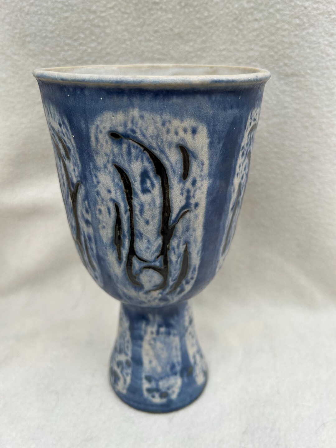 Vintage Studio Art Pottery Mid Century Modern Scandinavian Vase Vessel ...